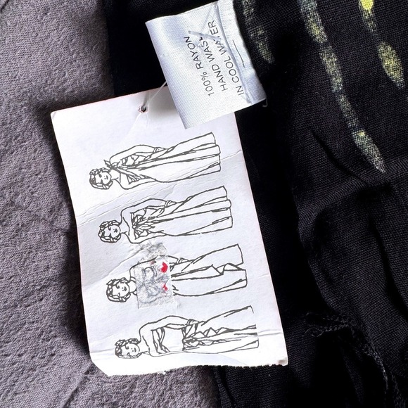 Hibiscus Collection Hawaii Long Sarong Floral Print Purple Yellow Wrap Dress - Picture 4 of 4